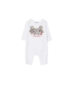 Комбинезон унисекс из эластичного хлопка с изображением медвежонка Томаса и его друзей - для малышей Burberry, белый