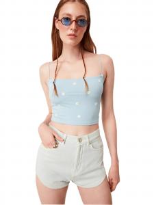 No Matter What Топ в светло-голубом цвете