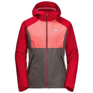 Mount isa 3в1 женская розовая куртка Jack Wolfskin, красный