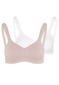 Бюстгальтер без косточек SUSA BH ohne Bügel Comfort Topsy, цвет Weiß/Cappuccino