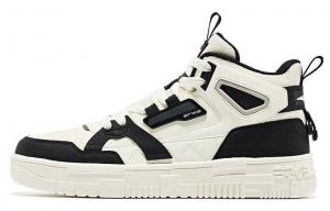 Обувь для скейтбординга Мужская с высоким верхом, черная/белая Erke