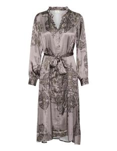 Платье Kaffe Ester, серо-коричневый/серебристо-серый