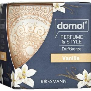 Свеча с ароматом ванили domol Perfume & Style, 150 g