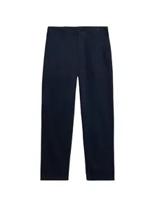 Брюки из елочной ткани с накладными карманами Newfatigue Fortela, синий