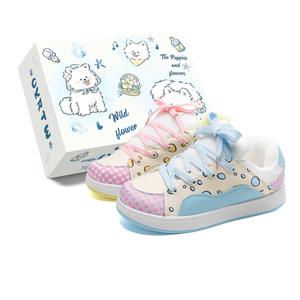 Женские скейтерские кроссовки low top с увеличенной высотой покрытия, устойчивые к истиранию, легкие UYRTW, розовый