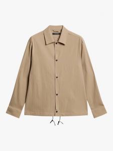 Овершерта Regular Fit из смесовой ткани Celian Cotton J.Lindeberg, Khaki