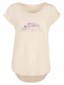 Футболка Smash The Fatherry в цвете Whitesand с надписью Международный женский день F4NT4STIC