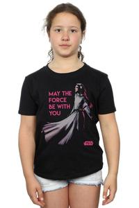 Хлопковая футболка «Принцесса Лея Форс» Star Wars, черный