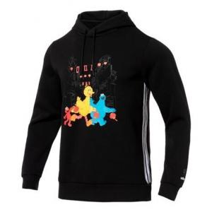 Толстовка Men's adidas neo Cartoon Pattern Sports Pullover Black, черный
