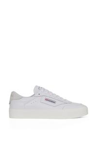 3843 New Club S UP Comfort кожаные спортивные кроссовки Superga, белый