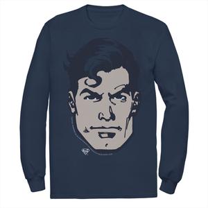 Мужская футболка с портретом Супермена DC Comics с большой грудью