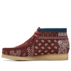 Кроссовки (WMNS) Clarks Wallabee Boots 'Paisley Brick', бордовый