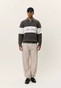 Вязаный джемпер cory с застежкой-молнией до середины груди Les Deux, Raven Grey