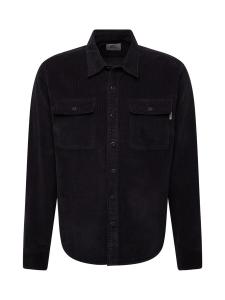 Рубашка на пуговицах классического кроя Vintage Industries Brix, черный