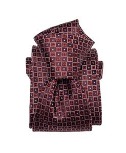 Мужской галстук Ravenna из шелкового жаккарда Elizabetta, Burgundy