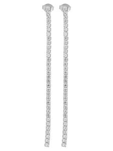 Adeliás Женские серьги - серьги-гвоздики из серебра 925 пробы с кубическим цирконием в серебряной оправе