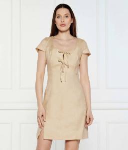 Льняное платье Изабо Guess Jeans, желтый