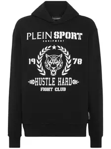 Худи с логотипом Plein Sport, черный