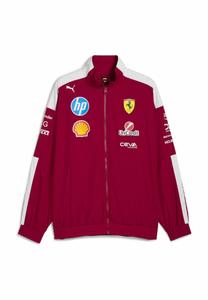 Тренировочная куртка SCUDERIA FERRARI DRIVERS Puma, темно-красный