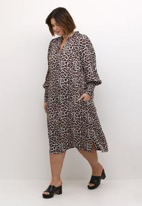 Дневное платье DRY Kaffe Curve, бежевый