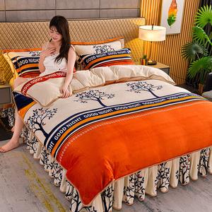 FUANNA Комплект постельного белья 1,5 м, 4 предмета, пододеяльник 200x230 см, цвет Money Tree