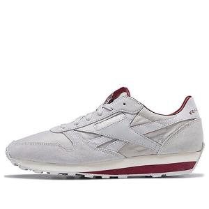 Кроссовки classic leather az 'grey merlot' Reebok, серый