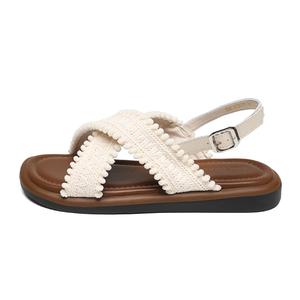 Сандалии с одним ремешком женские ZHR, Yellow