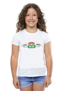 Хлопковая футболка Central Perk Friends, белый