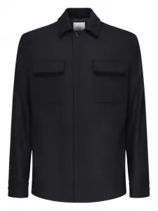 Куртка-рубашка с карманами Eleventy, синий