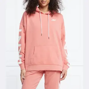 Толстовка свободного кроя с эффектом кракелюра Dkny, красный