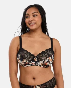 Бюстгальтер с косточками и полупрозрачным кружевом Sans Complexe, мультиколор