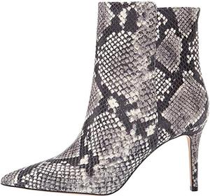 Простые ботильоны на высоком каблуке-стилетто для женщин, сексуальные с заостренным носком, классические короткие ботинки с боковой молнией из кожи, осенне-зимние Generic, Grey