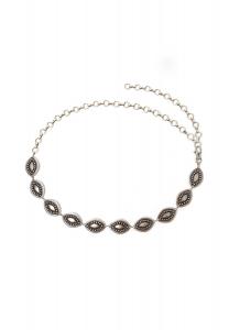 Ремень-цепочка Enrica Сделано в Италии Collezione alessandro, цвет Altsilber