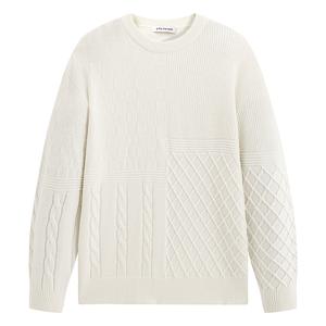 Повседневный свитер мужской PEACEBIRD MEN, экрю, batch 1