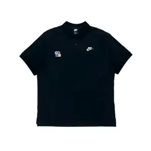 Nike Унисекс поло черное