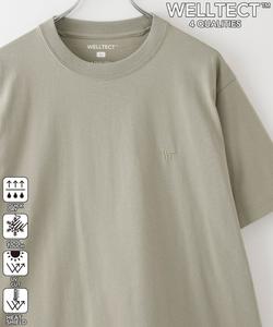 Футболка с вышитым логотипом WELLTECT - отводит влагу, быстро сохнет, приятна на ощупь, обеспечивает защиту от УФ-излучения и тепла Coen, цвет Beige