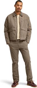 Куртка Timberland мужская утепленная из поношенного холста, Chocolate Chip