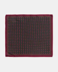 Шелковый карманный платок для мужчин Emidio Tucci, зеленый