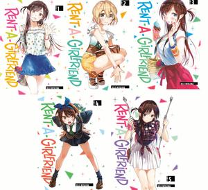 Rent-A-Girlfriend Manga 5book collection set vol 1-5 by Reiji Miyajima (generic)
