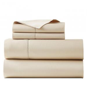 Простыня на подтяжках из органического сатина Ralph Lauren, Queen, коричневый/бежевый