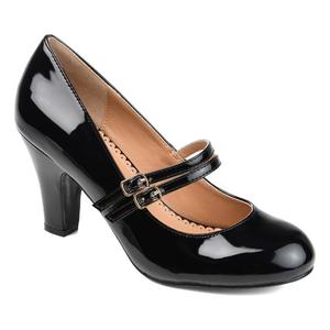 Туфли на ремешке Mary Jane Windy от Journee, patent/black