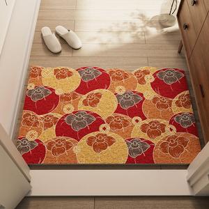 Dajiang Ковер 120х180 см для входной двери, не скользящий, устойчивый к грязи, с петлевым ворсом, для дома, дизайн Duofu Quan Shiyan