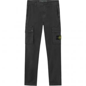 Брюки карго с нашивкой Logo Patch STONE ISLAND, lead серый