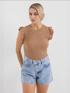 Блуза Bigdart, светло-коричневый