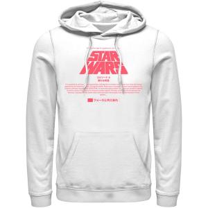 Мужская толстовка с изображением кандзи «Звездные войны» Licensed Character, белый