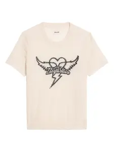 Футболка Idal с принтом Zadig&Voltaire, бежевый