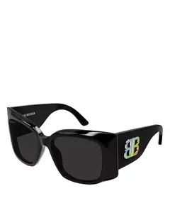 Солнцезащитные очки «Бабочка», 58 мм Balenciaga, черный