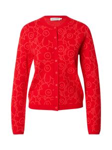 Вязаный кардиган Marimekko, цвет Red/Melon