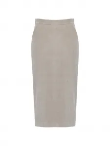 Вельветовая юбка Antonelli, бежевый