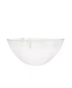 Контрастная большая чаша Kosta Boda, white